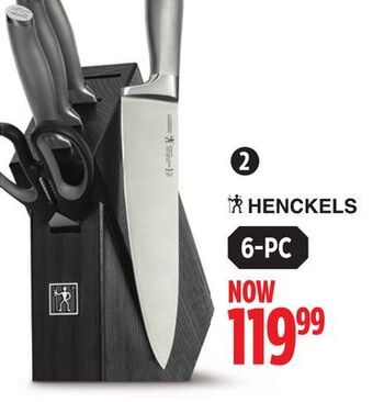 Canadian Tire Henckels modernist knife block set offer