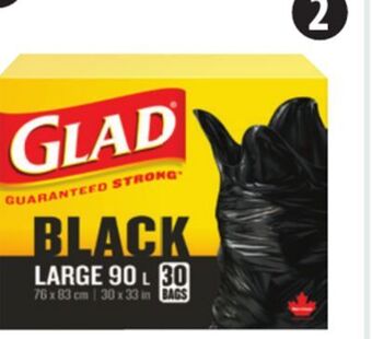 Canadian Tire Glad selected garbage bags offer