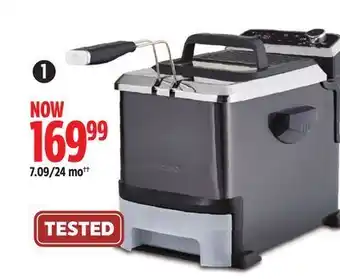 Canadian Tire Paderno auto-drain deep fryer for easier clean-up offer