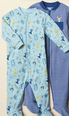 Walmart Infants' george sleepers 2-pack offer