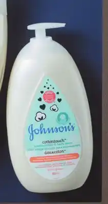 Walmart Johnson's baby lotion or wash baby toiletries cottontouch offer