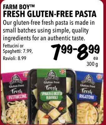Farm Boy Farm boy™ fresh gluten-free pasta offer