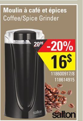 Sushi Shop Salton coffee/spice grinder offer