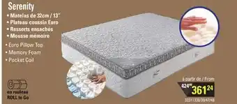 Sushi Shop • euro pillow top • memory foam • pocket coil offer
