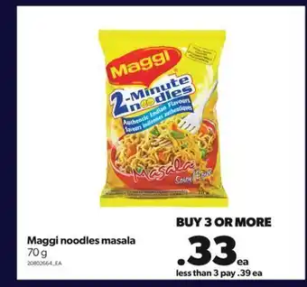 Real Canadian Superstore Maggi noodles masala, 70 g offer