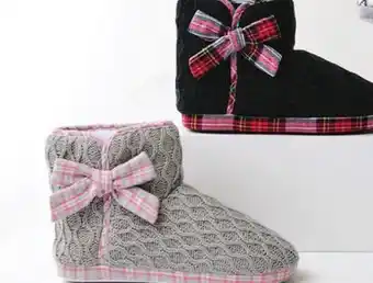 Giant Tiger Women's bootie slippers offer