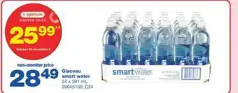 Wholesale Club Glaceau smart water, 24 x 591 ml offer