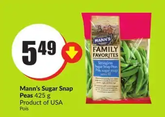 FreshCo Mann's sugar snap peas 425 g product of usa offer