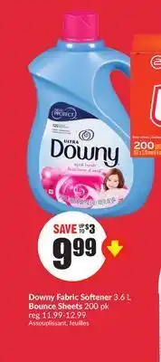 Chalo FreshCo Downy fabric softener 3.6 l bounce sheets 200 pk offer