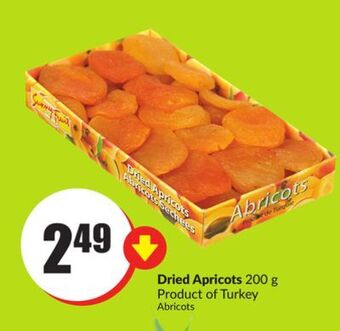 Chalo FreshCo Dried apricots 200 g product of turkey offer