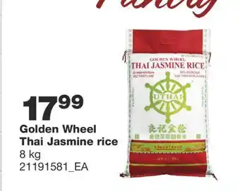 Wholesale Club Golden wheel thai jasmine rice, 8 kg offer
