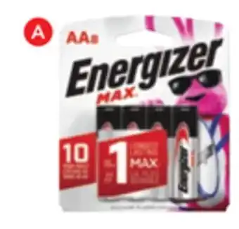 RONA Aa, 8-pack "energizer max" alkaline batteries offer
