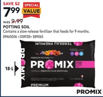 RONA Promix potting soil offer