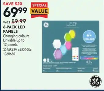 RONA Ge 6-pack led panels offer