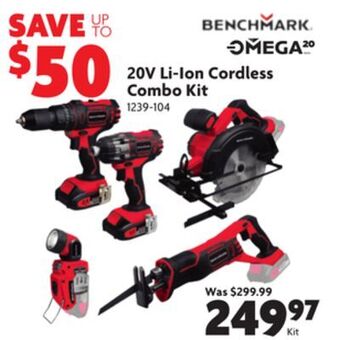 Home Hardware 20v li-ion cordless combo kit offer
