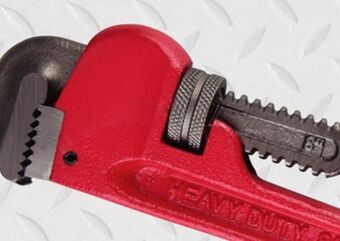 Home Hardware Heavy duty steel pipe wrench offer