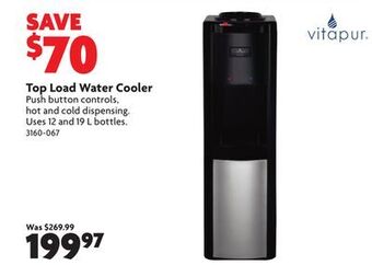 Home Hardware Top load water cooler offer
