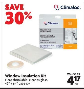 Home Hardware Window insulation kit offer