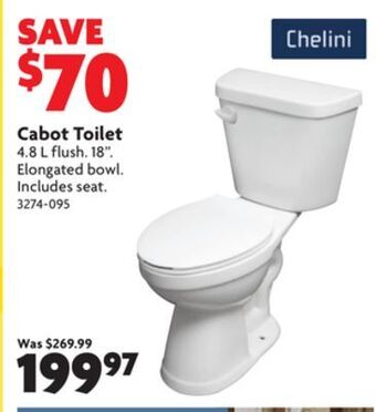 Home Hardware Cabot toilet offer