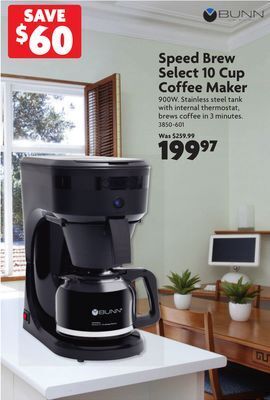 Home Hardware Speed brew select 10 cup coffee maker offer