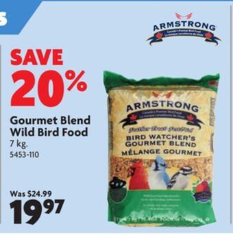 Home Hardware Gourmet blend wild bird food offer