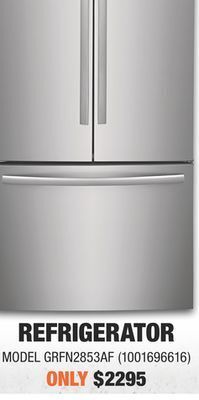 Home Depot Frigidaire gallery refrigerator offer