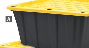 Home Depot Hdx 45l strong box offer