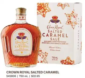 LCBO Crown royal salted caramel offer