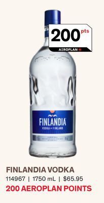 LCBO Finlandia vodka offer