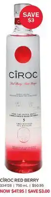 LCBO Cîroc red berry offer