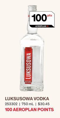 LCBO Luksusowa vodka offer