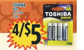 Marché Adonis Toshiba piles aa or aaa offer