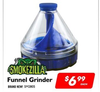 Factory Direct Smokezilla funnel grinder offer