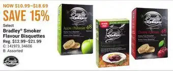 Bass Pro Bradley® smoker flavour bisquettes offer