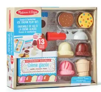 Walmart Melissa & doug 7-piece musical ice cream playset offer