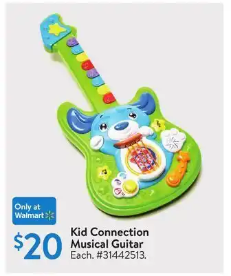 Walmart Kid connection musical guitar offer