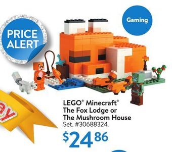 Walmart Lego® minecraft® the fox lodge offer