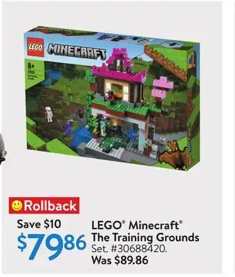 Walmart Lego® minecraft® the training grounds offer