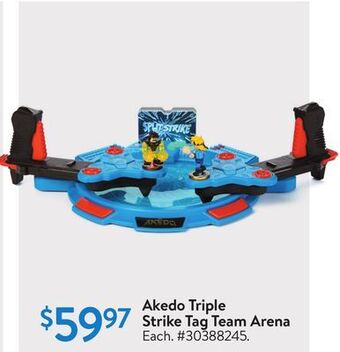 Walmart Akedo triple strike tag team arena offer