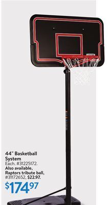 Walmart 44" basketball system offer