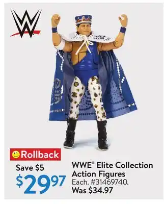 Walmart Wwe® elite collection action figures offer