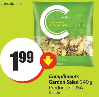 FreshCo Compliments garden salad offer