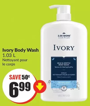 FreshCo Ivory body wash offer
