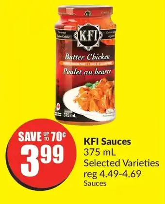 FreshCo Kfi sauces offer