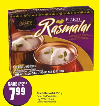 FreshCo Brar's rasmalai offer