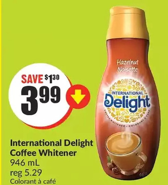 FreshCo International delight coffee whitener offer