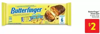 Walmart Butterfinger snack size offer