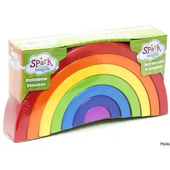 Walmart Spark. create. imagine. rainbow stacker or stacking animals puzzle offer