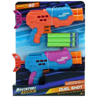 Walmart Adventure force duel shot or dinoblitz blaster offer