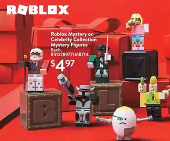 Walmart Roblox mystery or celebrity collection mystery figures offer